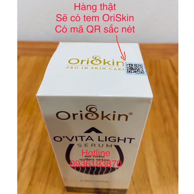 ✅ OriSkin O’vita Light Serum  [CHÍNH HÃNG] ❤️ Serum Ovita Light Mờ Thâm Sáng Da Liền Sẹo Kiềm Dầu Và Se Khít