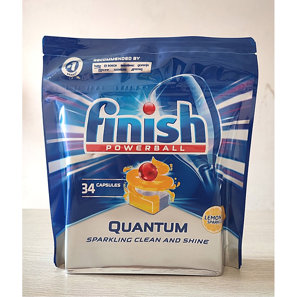 Viên rửa bát Finish Quantum Max Ultimate 100 Viên/ Túi