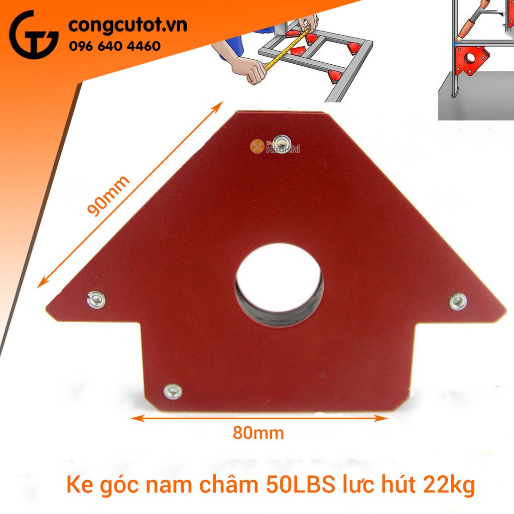 Bộ 4 ke góc nam châm thợ hàn lực hút 50LBS lực hút 22kg