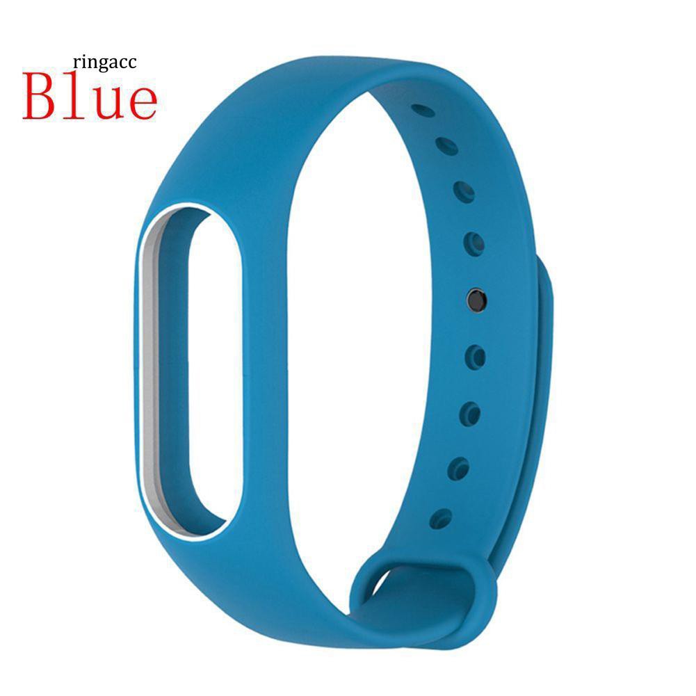 Dây đồng hồ thay thế chất liệu silicon dành cho Xiaomi Mi Band 2