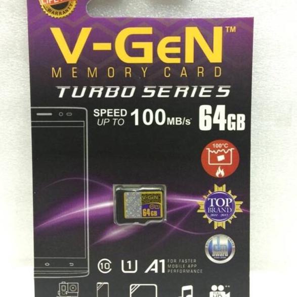 Thẻ nhớ Micro Sd 64Gb Vgen Class10 / V-Gen 64Gb Class10