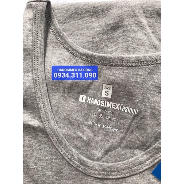 Áo đông xuân 3 lỗ  màu cotton 100% chính hãng Hanosimex