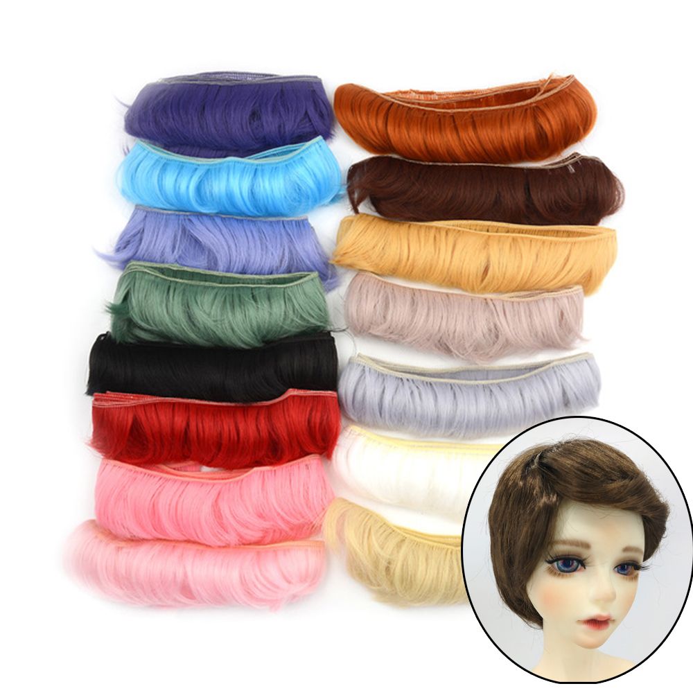 Tóc giả ngắn 5cm xinh xắn dành cho búp bê tỉ lệ 1/ 6 1/ 4 1/ 3