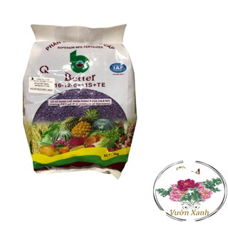 Phân bón npk cao cấp better tím 16-12-8-11 + te - #140# 1kg