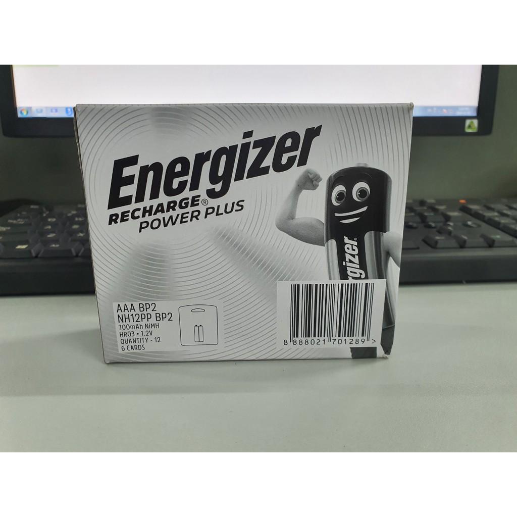 Pin Sạc Energizer Power Plus AAA 700mAh NiMH