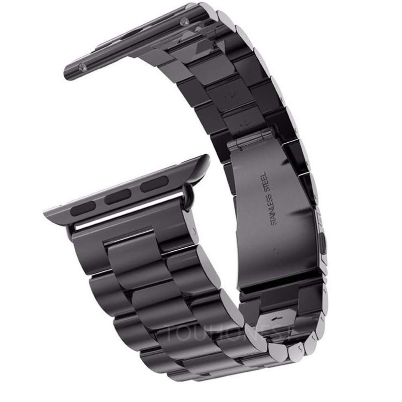 Dây đeo đồng hồ thép không gỉ thay thế thích hợp cho Apple Watch 4 3 2 1 42mm 38mm iWatch 5 6 SE 40MM 44MM Series T500 Strap Apple Watch Series 8 7 41MM 45MM Ultra 49MM band