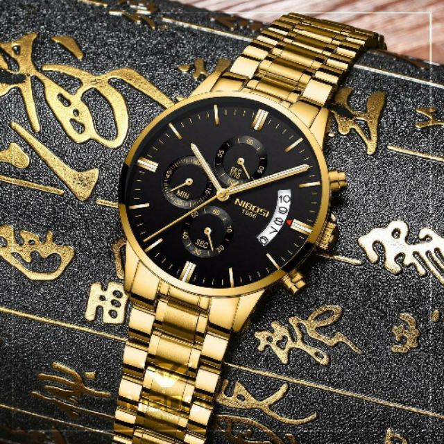 Đồng hồ nam Nibosi 1985 Ni2309 full 9 màu