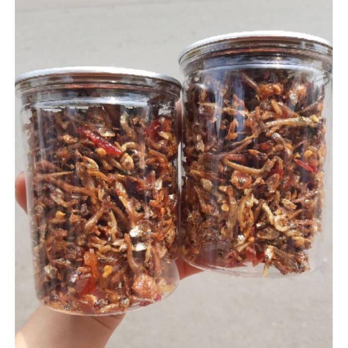 220gr Khô cá cơm rim tỏi ớt [ Hình shop chụp - thật 100% ]