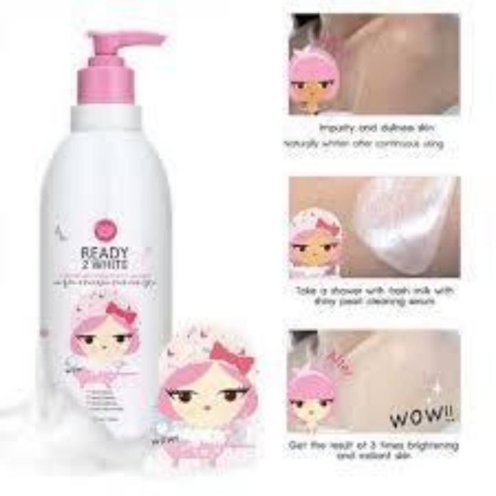 Sữa tắm trắng da Cathy Doll Ready 2 White One Day Whitener Body Cleanser 450ml