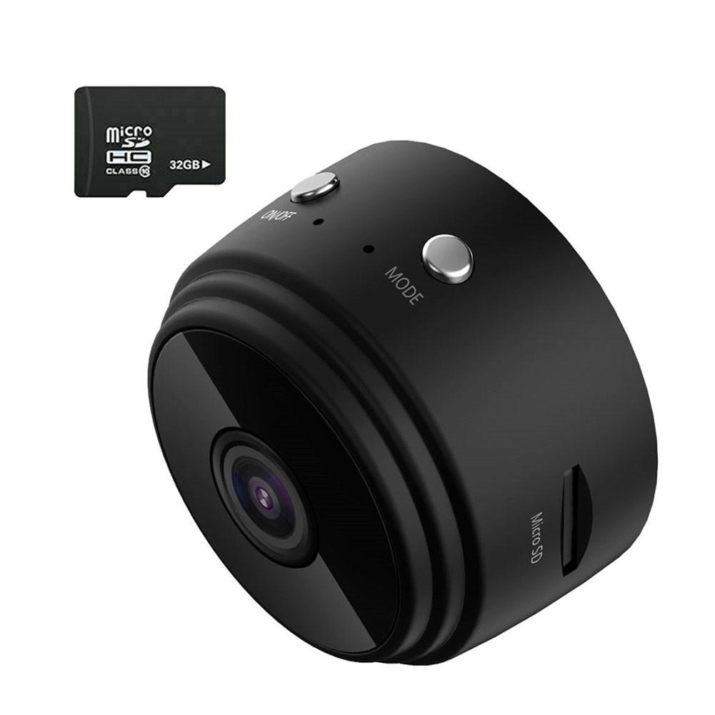 Camera IP mini Wifi âm thanh không dây Máy ghi âm tại nhà An ninh gia đình HD 1080P Tầm nhìn ban đêm 32G