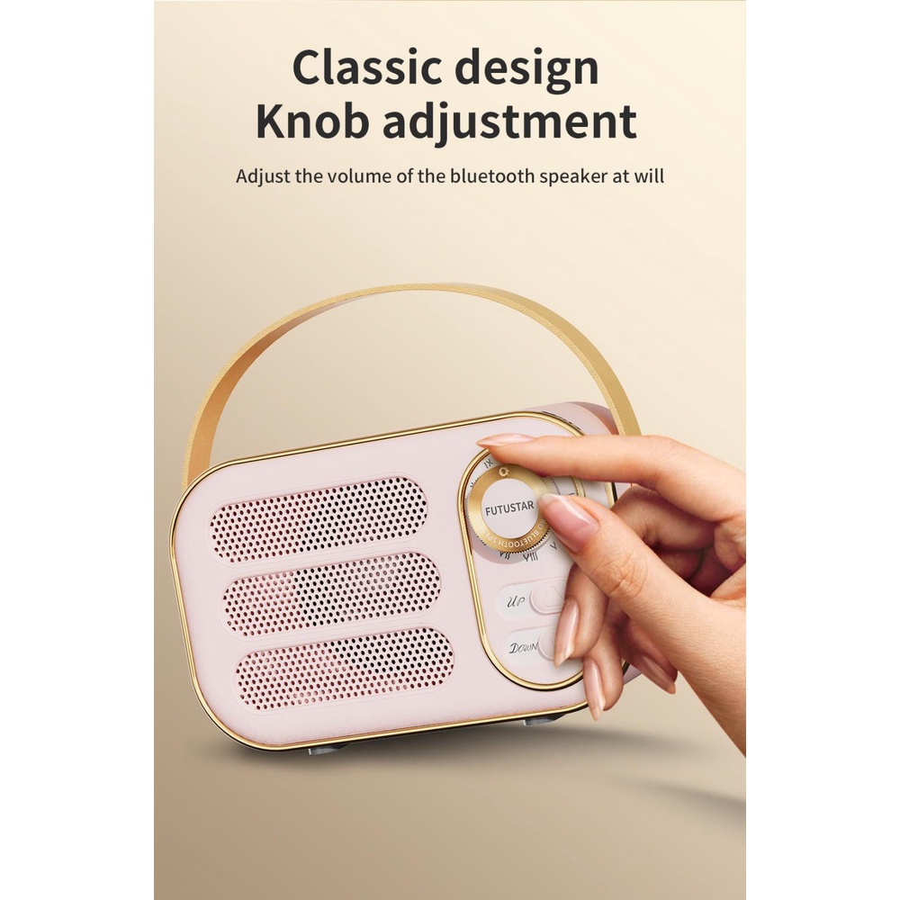 Loa bluetooth 5.0 DW13 siêu cute, hỗ trợ thẻ nhớ, aux 3.5mm