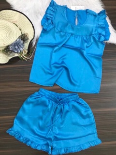 Set lụa satin đùi