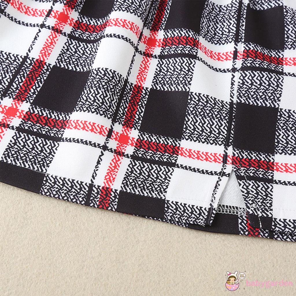 Bộ Áo + Chân Váy Chữ A Màu Trơn Thời Trang Cho Bé Gái