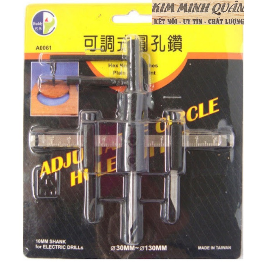 Bộ Khoét Gỗ , Thạch Cao 30~120mm Công Nghệ JAPAN BA0061 BUDDY