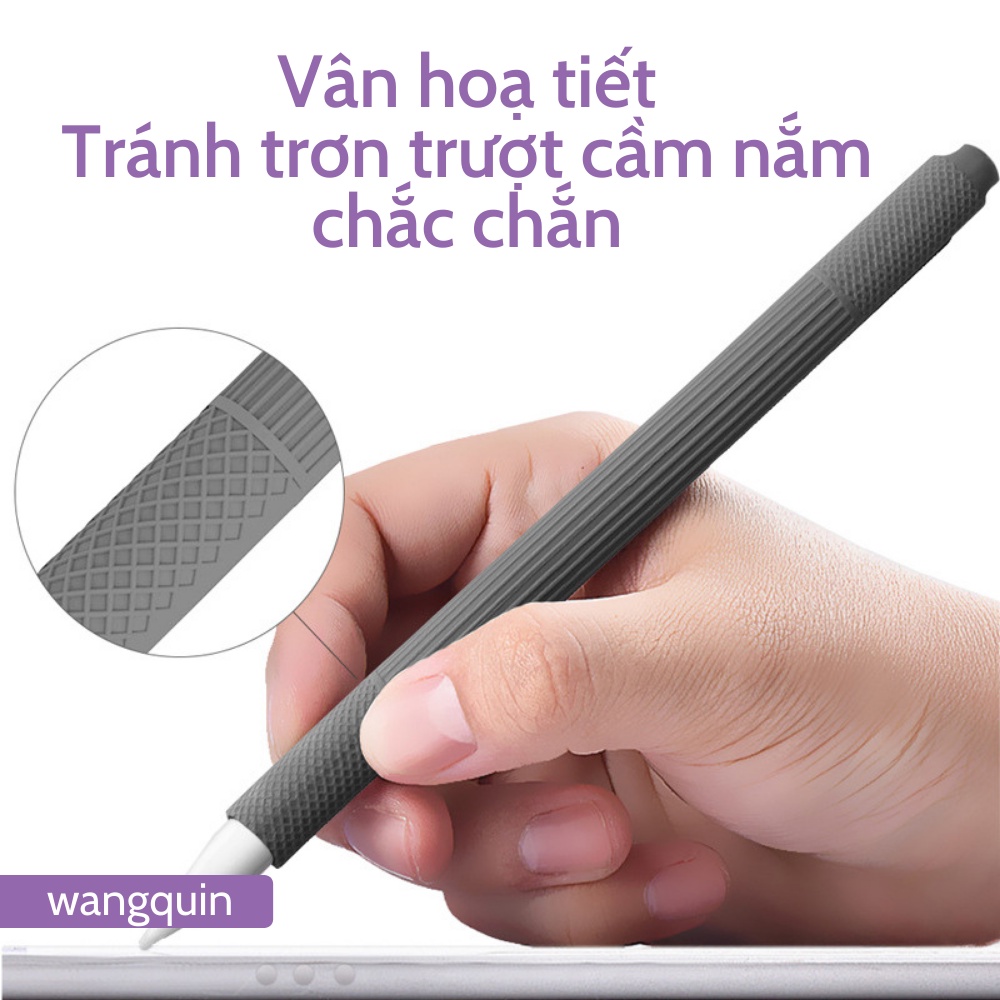 Sẵn HCM - Vỏ ốp Case bảo vệ bút cảm ứng cho Apple Pencil Gen 1 và 2 Silicon cao cấp Tiện lợi dễ sử dụng Siêu mỏng đủ màu