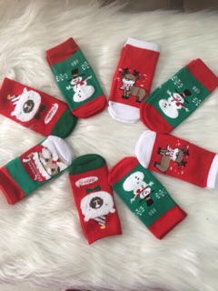 [Hoả tốc] 🎄🎄TẤT NOEL CHO BÉ SET 12 Đôi ‼️