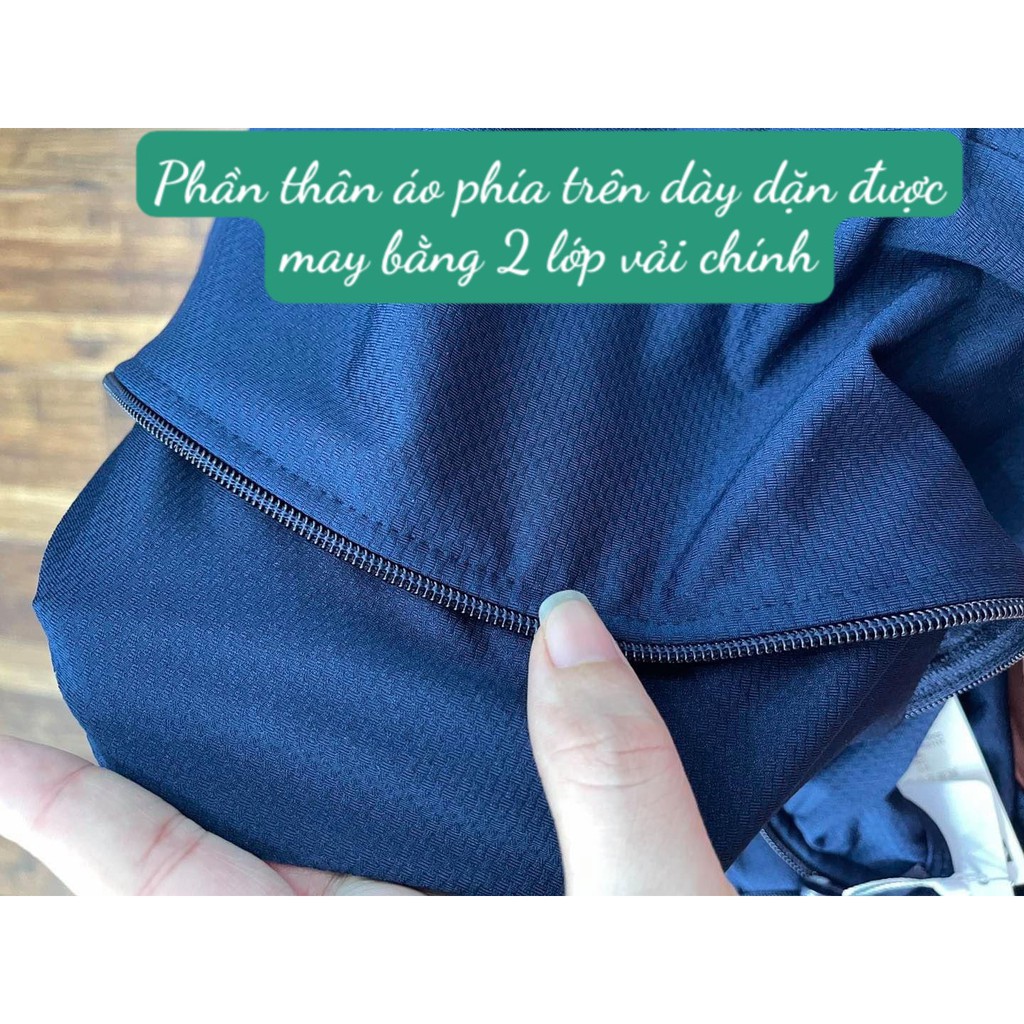 Áo chống nắng toàn thân 2 lớp cao cấp GU chống nắng hiệu quả