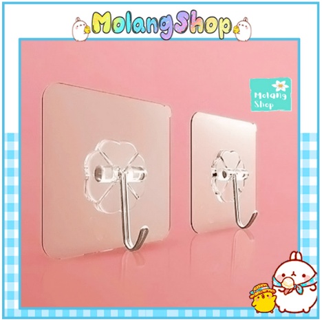 Móc Dán Tường Siêu Chịu Lực - Hít Dán Tường Thần Thánh 6*6cm Molangshop