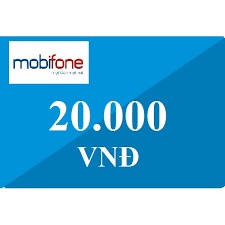 Thẻ nạp Mobiphone 20k