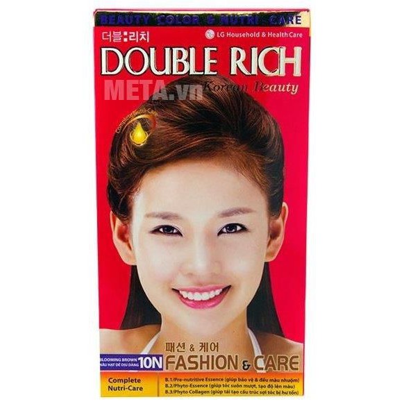 Thuốc nhuộm tóc Double Rich nâu hạt dẻ 10N