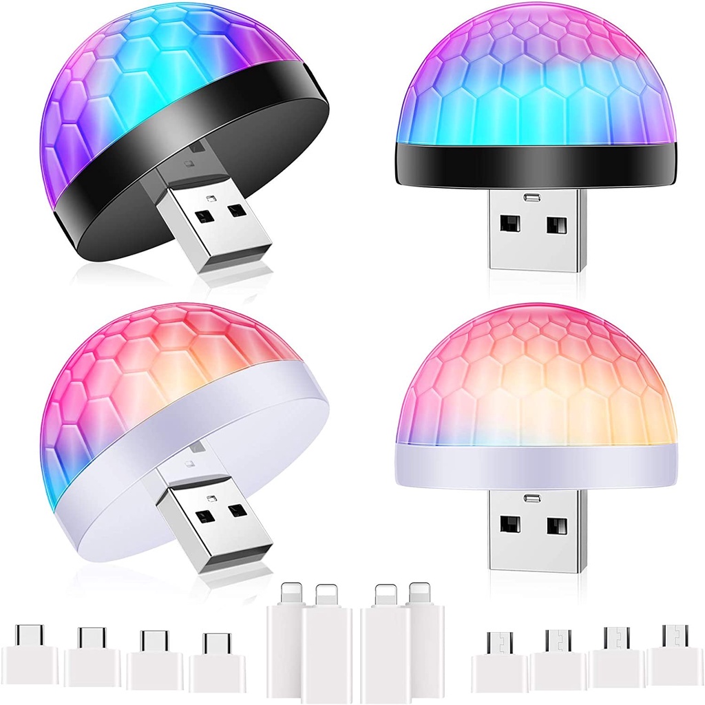 Đèn LED USB Mini Tạo Hiệu Ứng Ánh Sáng Sân Khấu / DJ / Barutihrumah