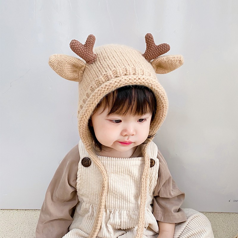 Mũ Lông Giữ Ấm Tai Siêu Dễ Thương Cho Bé Gái