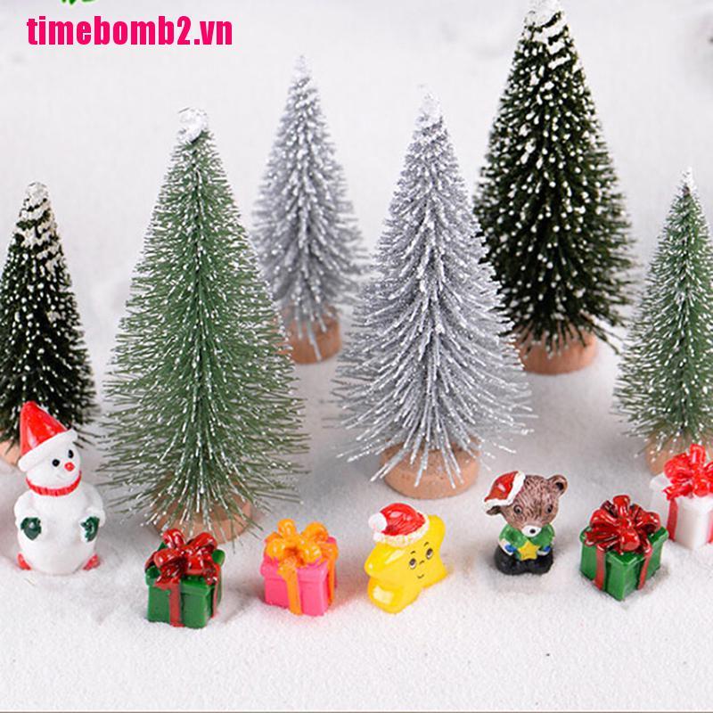 Bộ 3 Cây Thông Mini Trang Trí Giáng Sinh