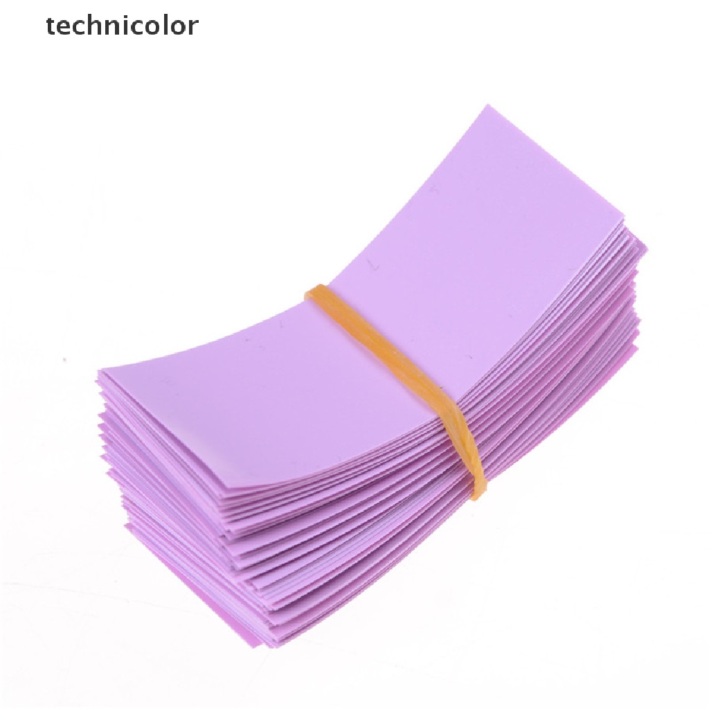 Set 100 Tấm Bọc Pin 18650 Bằng PVC Cách Nhiệt Cắt Trước