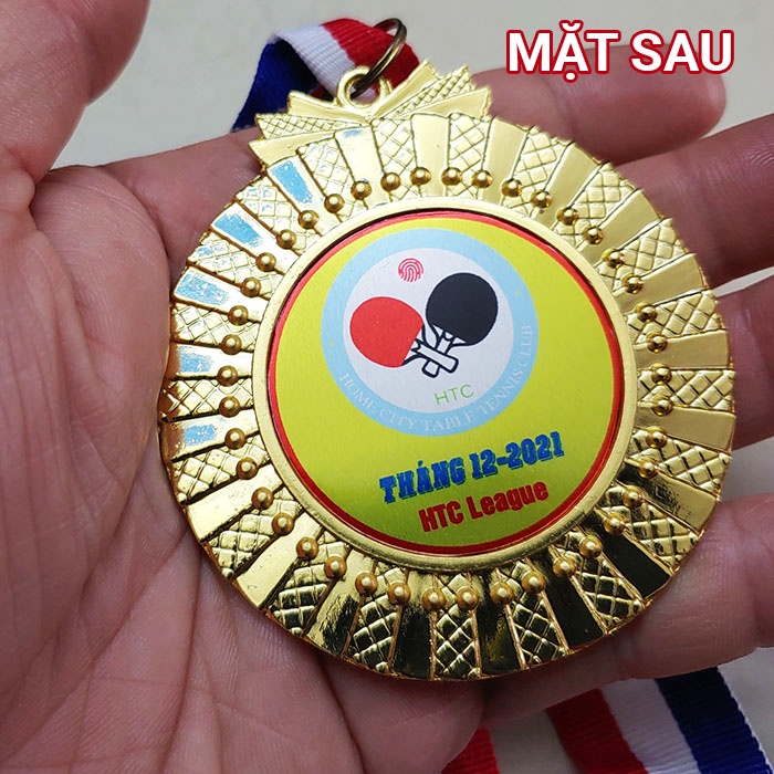 [Free in logo] Huy chương thể thao M-001 ✅ Đồ lưu niệm thể thao phù hợp mọi giải đấu phong trào - chuyên nghiệp