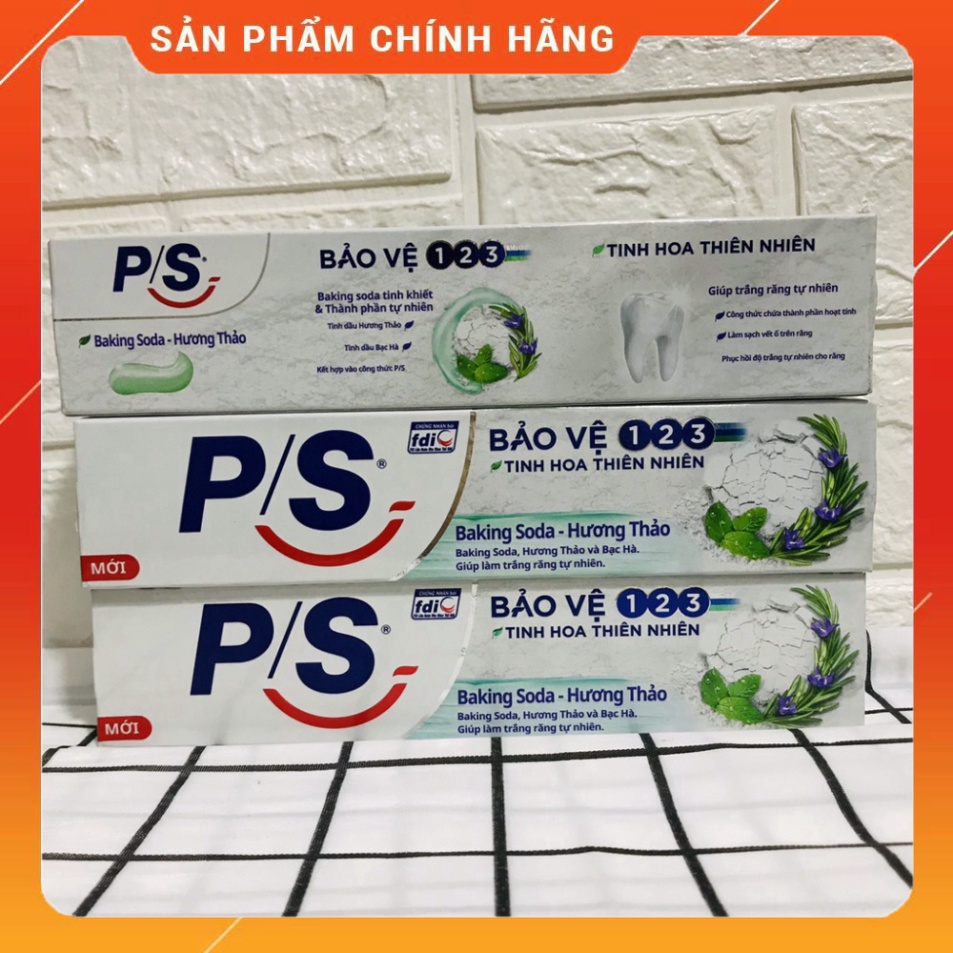KEM ĐÁNH RĂNG P/S BẢO VỆ 123 BAKING SODA HƯƠNG THẢO 180G