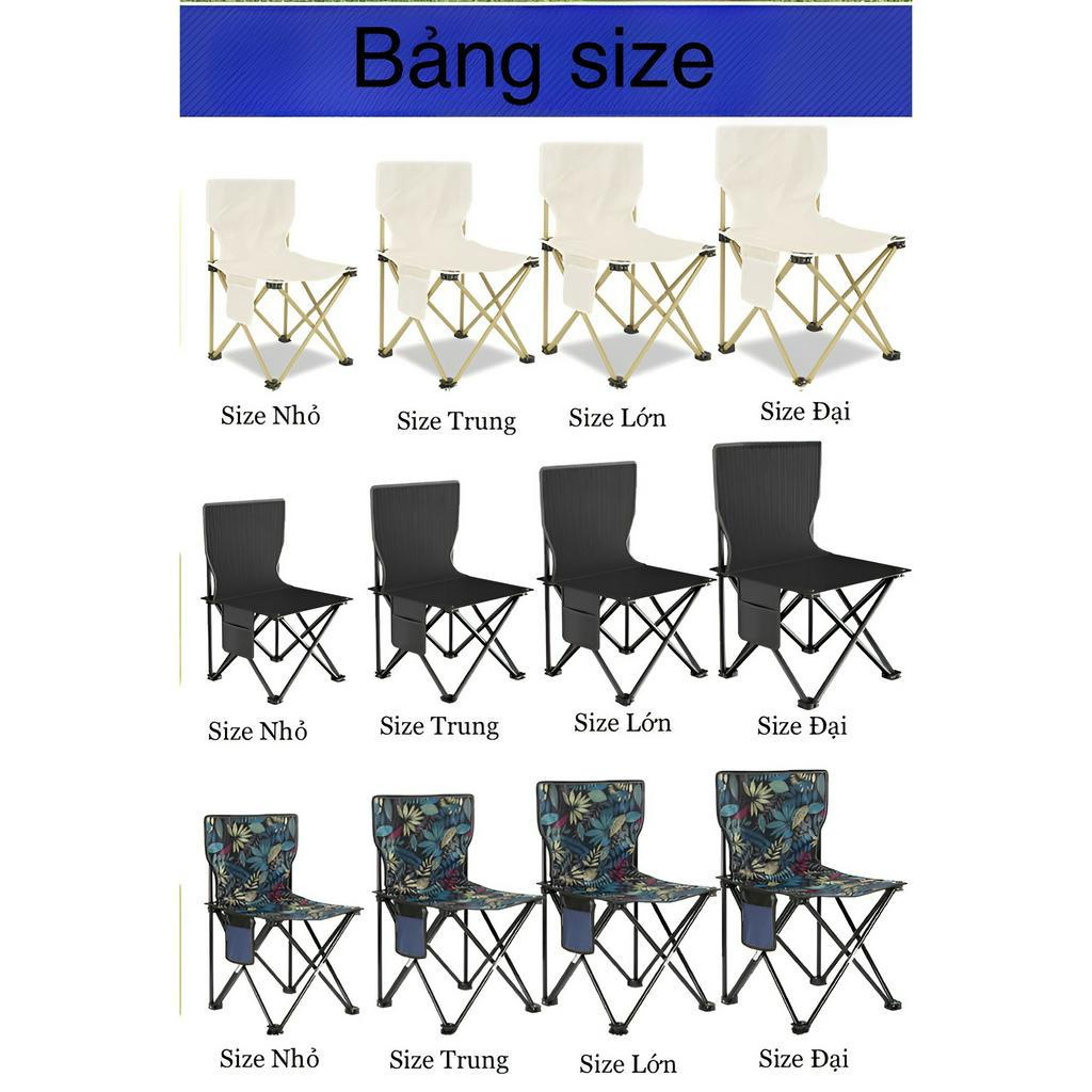 Ghế Xếp Câu Cá Cắm Trại Gấp Gọn Mini Bỏ Túi Dễ Dàng Mang Đi Du lịch, Dã Ngoại, Câu Cá, Camping LIBI House