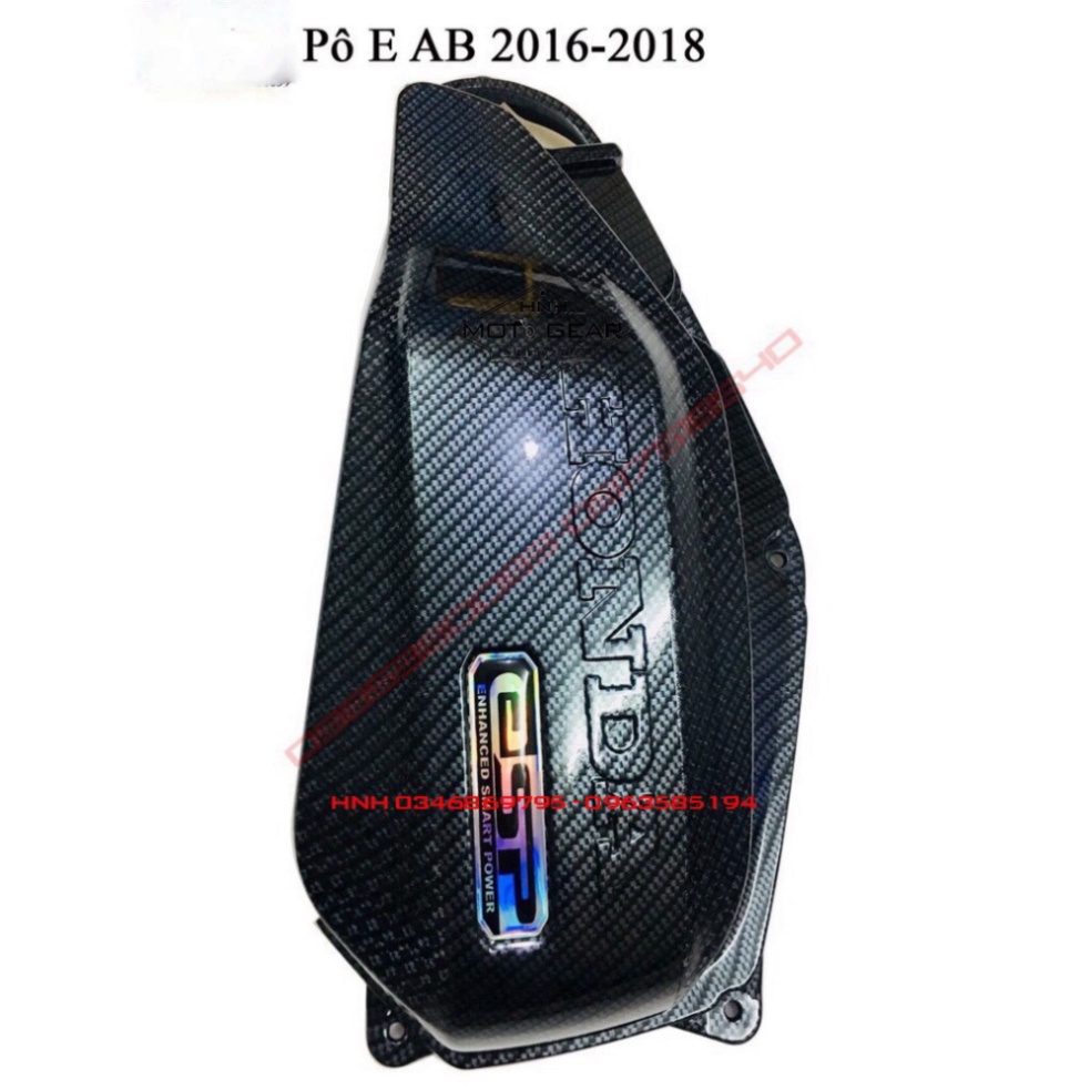 Ốp Carbon Cho Air Blade ( AB ) 2016 - 2019 Bộ 4 Món