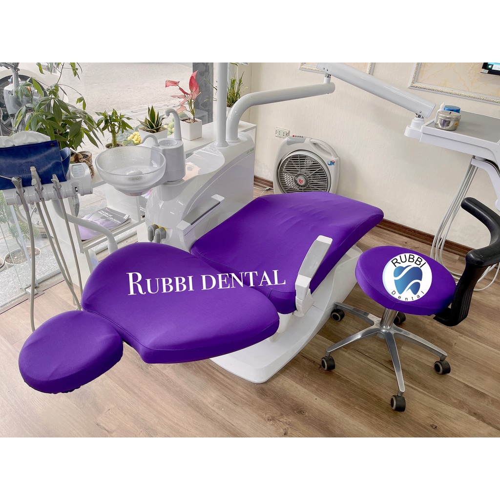 Bọc ghế vải nha khoa nhiều màu