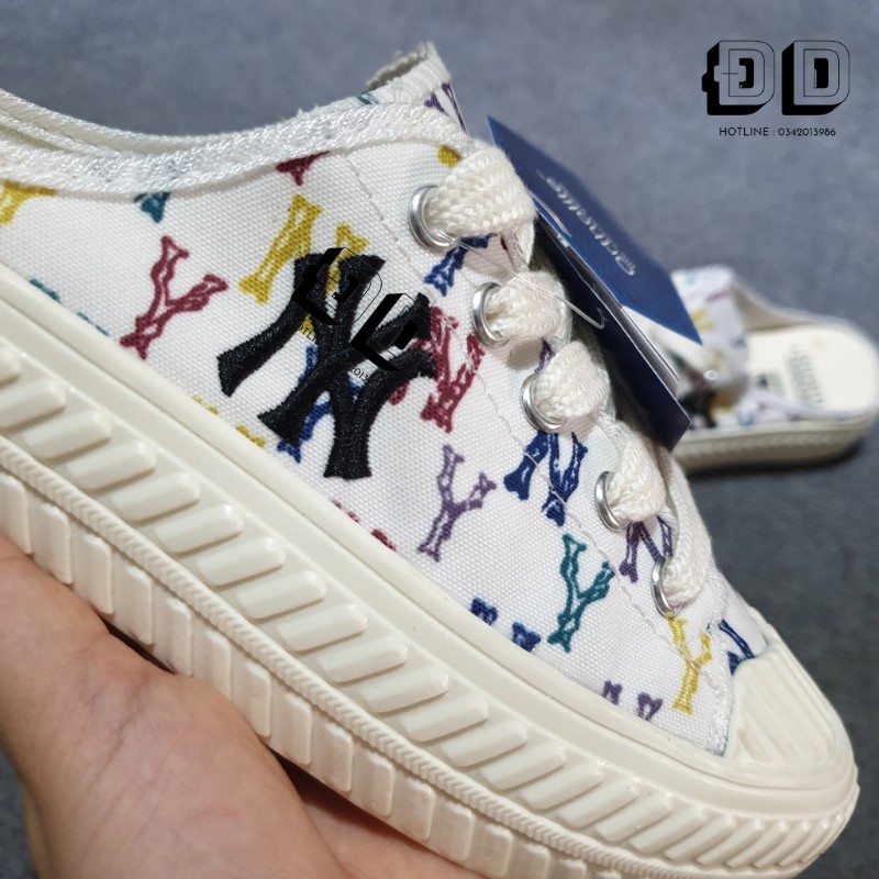 [New] Giày Sục 𝗡𝗬 chữ thêu họa tiết, Sục 𝐌𝐋𝐁 𝗡𝗬 hàng cao cấp | BigBuy360 - bigbuy360.vn