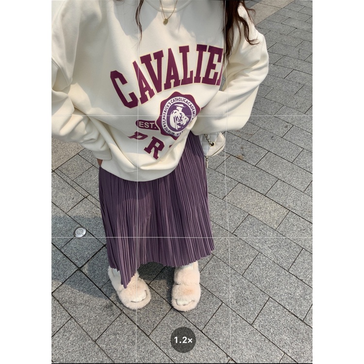 Áo sweater Dáng Rộng Phong Cách retro Mỹ Thời Trang Cho Nữ