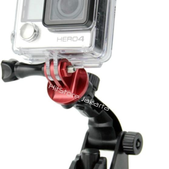 ◌ Đế Gắn Máy Ảnh Bằng Nhôm Nhiều Màu Cho GoPro / SJCAM / Xiaomi Yi Đen ♜