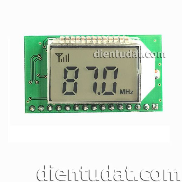 Mạch Nhận Âm Thanh FM Hiển Thị LCD