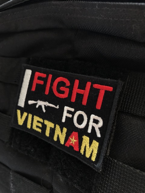 PATCH DÁN BALO JIC -  I FIGHT FOR VIETNAM