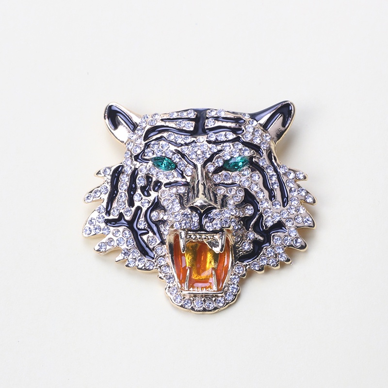 Ghim Cài Áo Hình Con Hổ Đính Đá Thời Trang Dành Cho Cả Nam Và Nữ