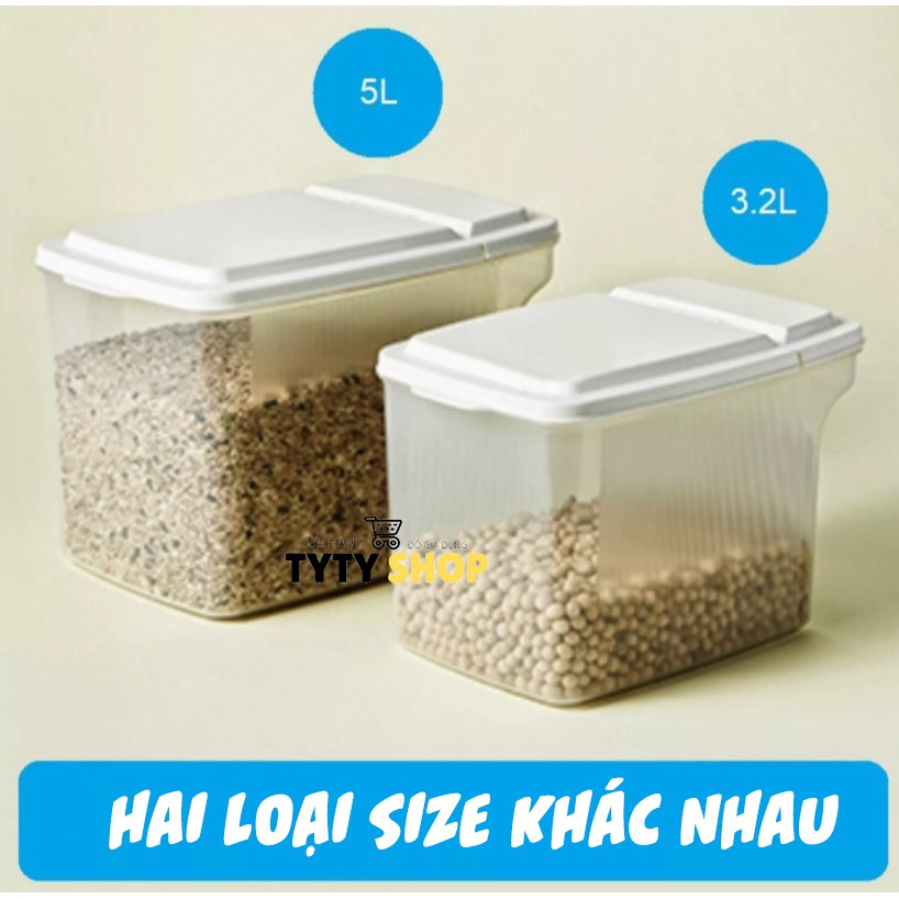 Hộp nhựa có tay cầm Lock&Lock Handy Container dùng bảo quản thực phẩm