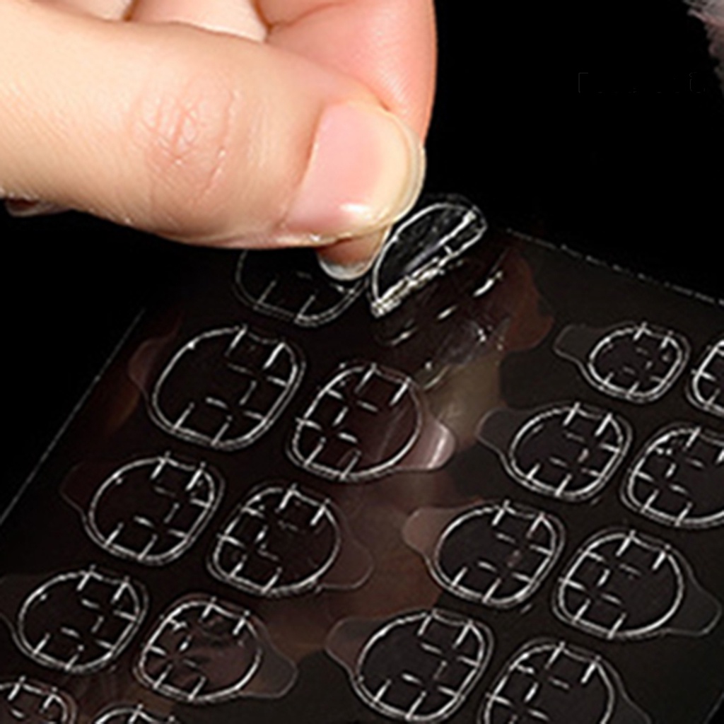 Set 240 Miếng Dán Móng Tay Giả Hai Mặt Siêu Mỏng Trong Suốt Cho Nữ