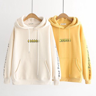 Áo Khoác Hoodie Thêu Vịt Con 786