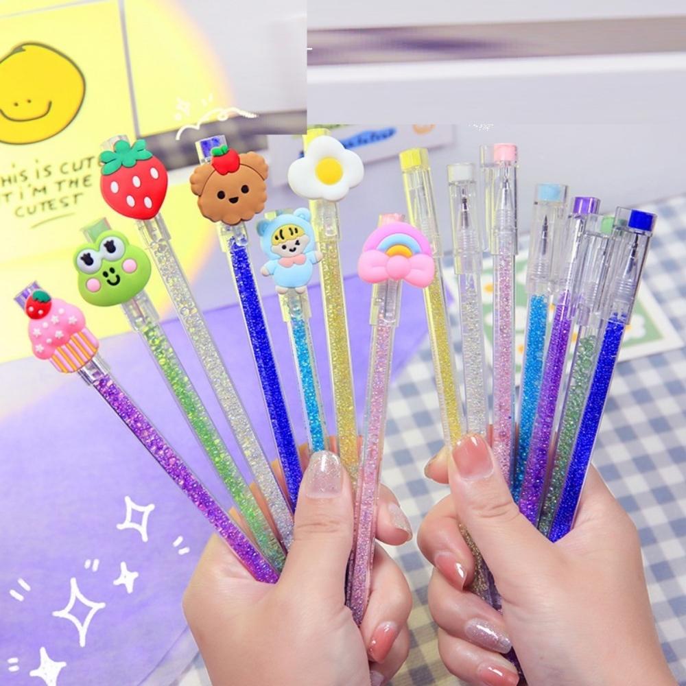 Dao cắt chạm khắc sticker dạng bút có nắp mẫu hạt lấp lánh Pison dụng cụ cắt băng keo washi nhỏ gọn