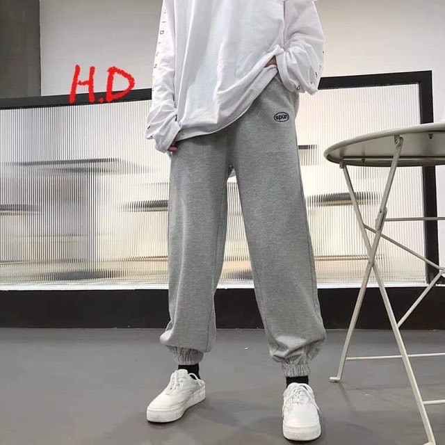 [ Mã FAMAYWA giảm 10K đơn 50K] Quần Jogger 3 Màu Unisex, Quần Nỉ Thêu Spun Ulzzang, Labibi