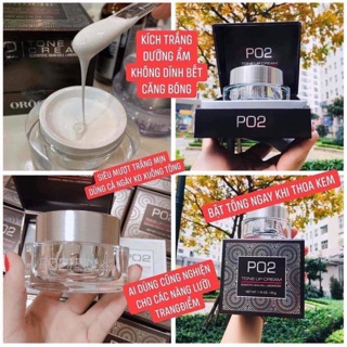 KEM VÁNG SỮA PO2 TONE UP THẾ HỆ MỚI.