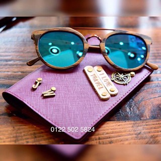 Passport cover - ví hộ chiếu khắc tên