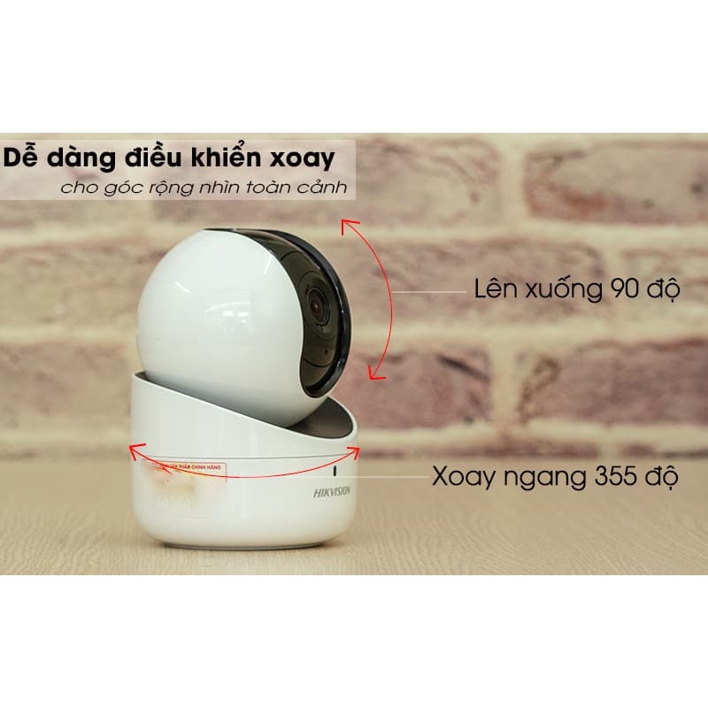 Camera IP Wifi  trong nhà Hikvision Q21 Q1 Model DS-2CV2Q21FD-IW (B/W) H265+, chính hãng, bảo hành 24 tháng | BigBuy360 - bigbuy360.vn