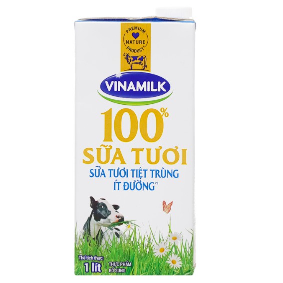 Combo 6 hộp x 1lít Sữa tươi tiệt trùng Vinamilk (6 hộp x 1 lít)