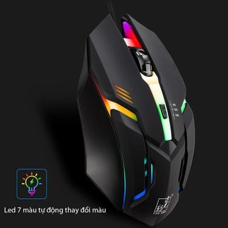 Chuột dây led đổi màu - BH 6 tháng