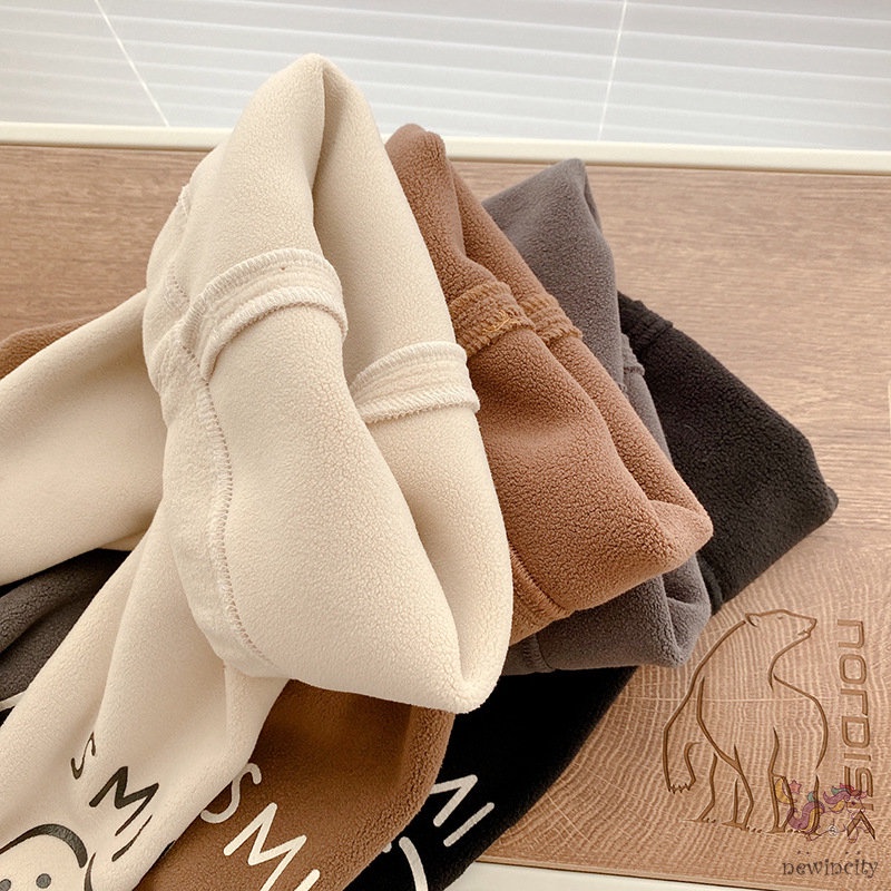 Quần Legging Họa Tiết Mặt Cười Phong Cách Hàn Quốc Cho Bé Gái